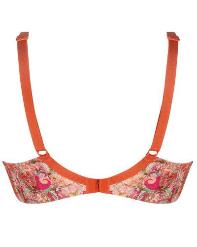 Soutien-gorge corbeille bien-être Antigel Cachemire en Fête (Orange Multico)