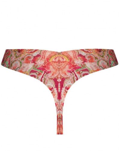 Tanga Antigel Cachemire en Fête (Orange Multico)