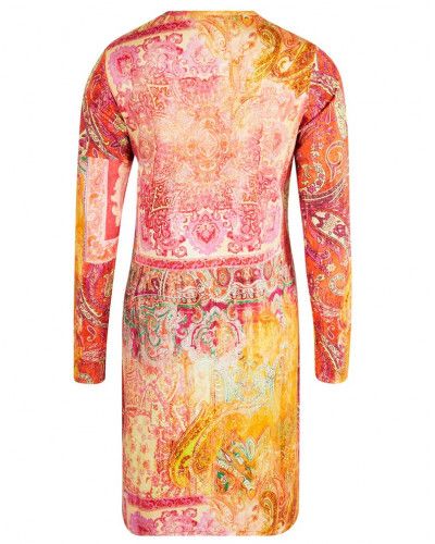 Camisone mangas largas Antigel Cachemire en Fête (Orange Multico)