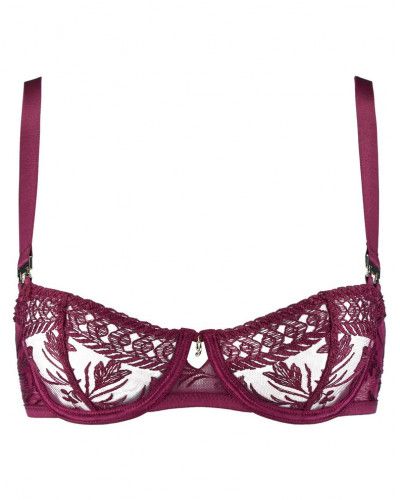 Demi bra Aubade Magnetic Spell (Crimson Red)
