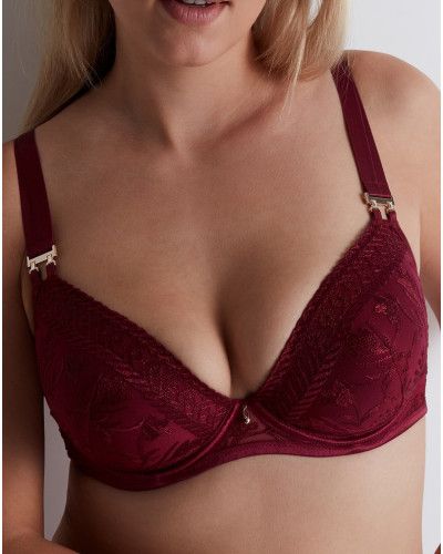 Sujetador preformado plunge Aubade Magnetic Spell (Crimson Red)