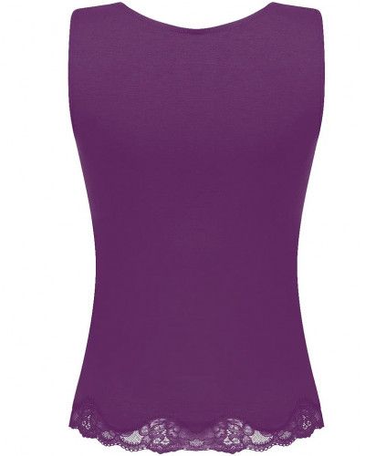 Top well-being sleeveless Antigel Simply Perfect (Prune Magic)