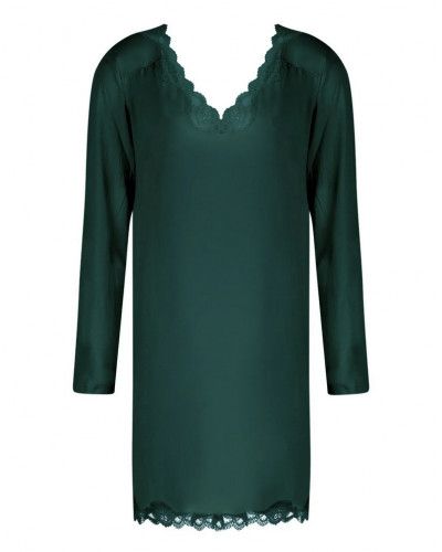 Nightdress long sleeves wellness Antigel Simply Perfect (Vert Anglais)