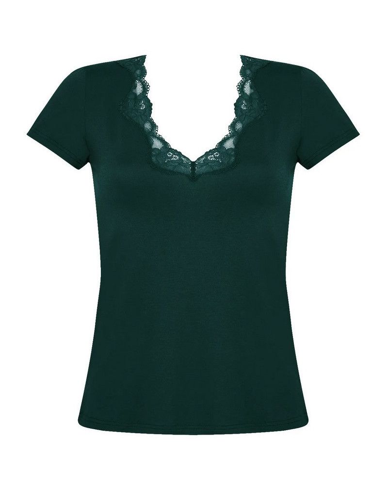 Camiseta de interior mangas cortas Antigel Simply Perfect (Vert Anglais)