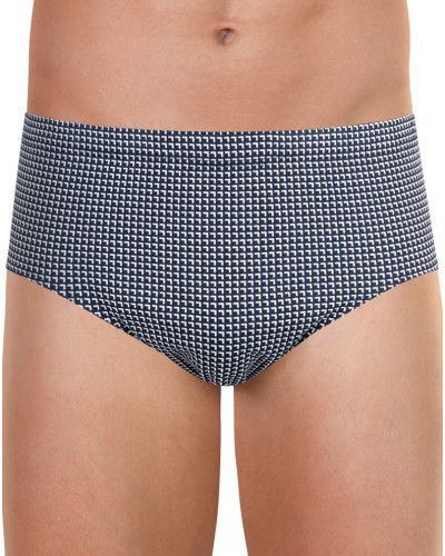 Eminence motifs 100% cotton high waist brief (Angles Marine)