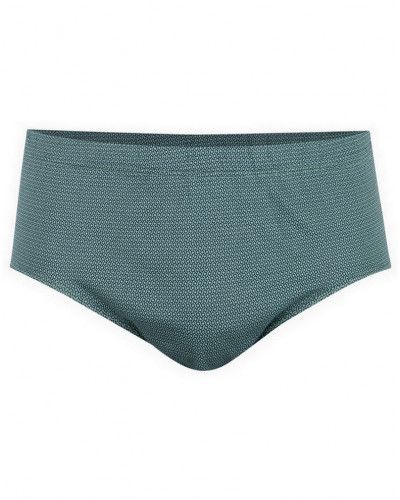 Calzoncillo de cintura alta cerrada Eminence motifs 100% algodón (Entrelas Kaki)