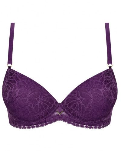 Padded bra Antigel Atelier Séduction (Prune Magic)