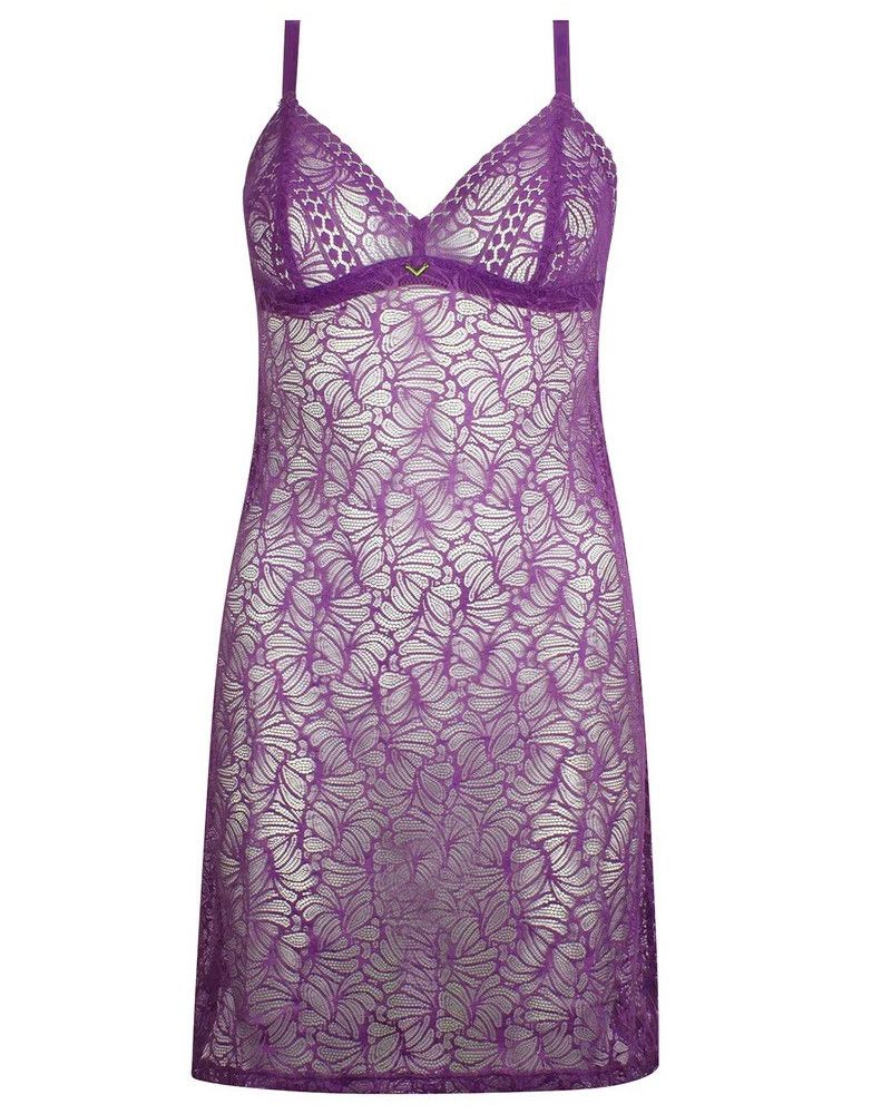 Nightdress sexy Antigel Atelier Séduction (Prune Magic)