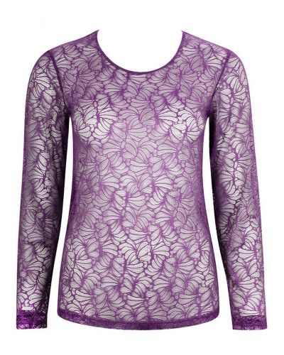 Camiseta mangas largas Antigel Atelier Séduction (Prune Magic)