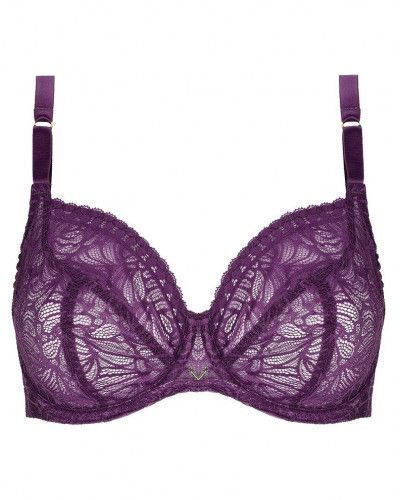 Soutien-gorge corbeille bien-être Antigel Atelier Séduction (Prune Magic)