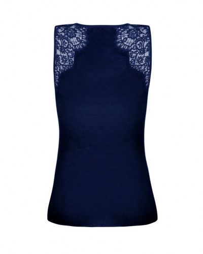 Camiseta de interior lana y seda Lise Charmel Plaisir Caresse (Pierre Bleue)
