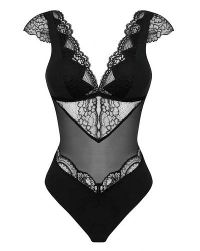 Body espalda descubierta Lise Charmel Sublime en Dentelle (Negro)