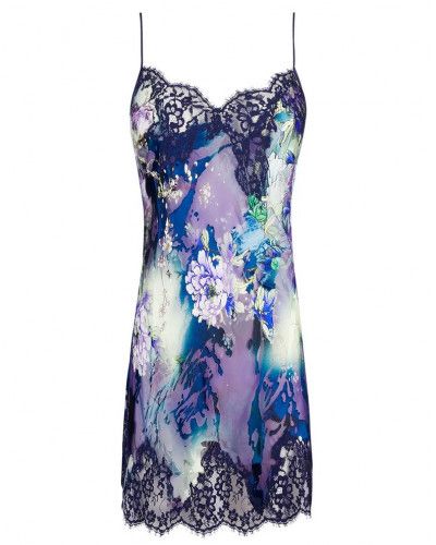 Silk devoured baby doll Lise Charmel Déesse Désirs (Mauve Désir)