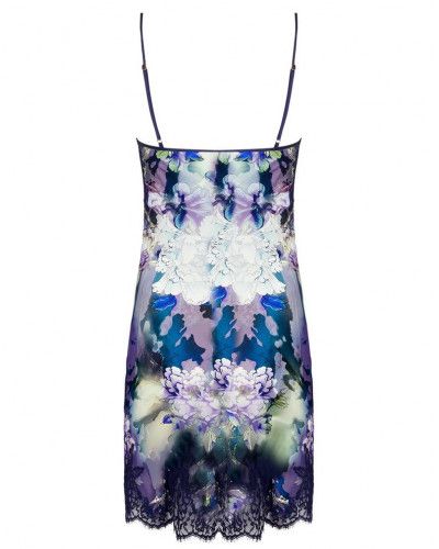 Camisón devorado de seda Lise Charmel Déesse Désirs (Mauve Désir)