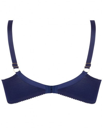 Underwired triangle glamorous bra Lise Charmel Déesse Désirs (Mauve Désir)