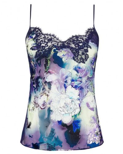 Silk devoured top Lise Charmel Déesse Désirs (Mauve Désir)