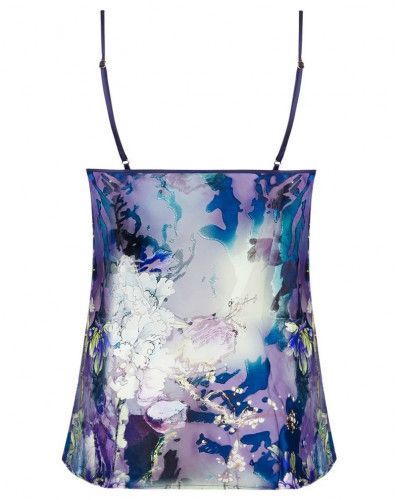 Silk devoured top Lise Charmel Déesse Désirs (Mauve Désir)