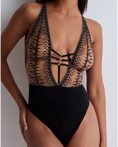 Body tanga Aubade Voodoo Kiss (Millenium Black)