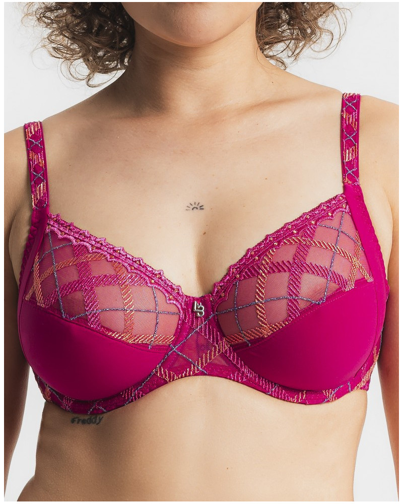 Underwired bra Louisa Bracq Albanach (Fuschia)