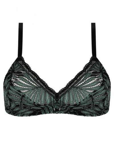 Soutien-gorge sans armature Antigel Jungle du Soir (Vert Minuit)