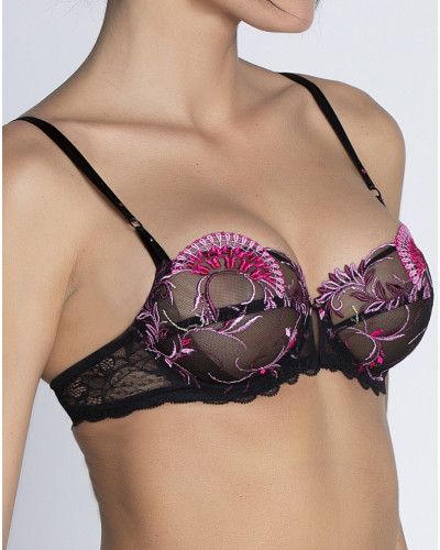 Demi bra Lise Charmel Floraison Passion (Safran Rose)