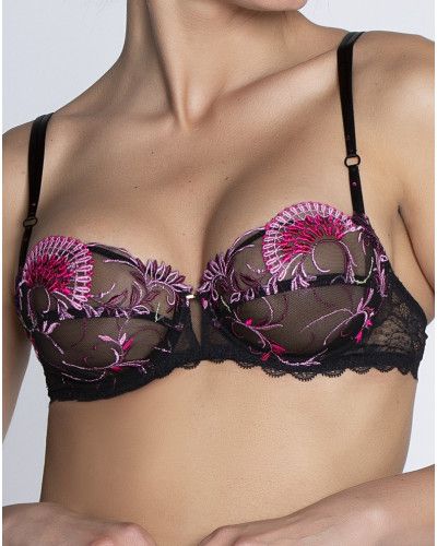 Soutien-gorge corbeille Lise Charmel Floraison Passion (Safran Rose)