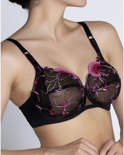 Sujetador bienestar con aros Lise Charmel Floraison Passion (Safran Rose)