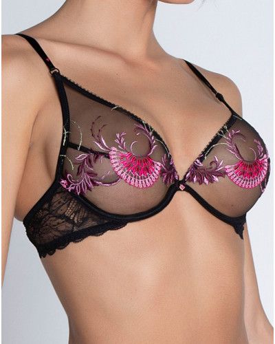 Sujetador triángulo con aros Lise Charmel Floraison Passion (Safran Rose)