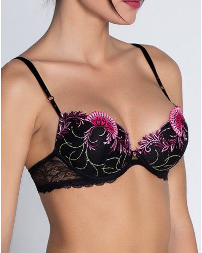 Padded bra Lise Charmel Floraison Passion (Safran Rose)