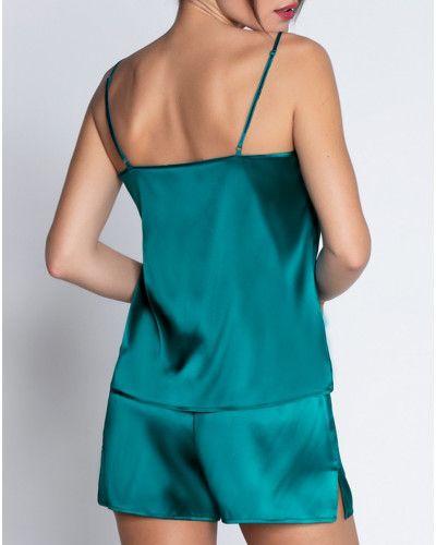 Short en soie Lise Charmel Sublime en Dentelle (Vert Princesse)