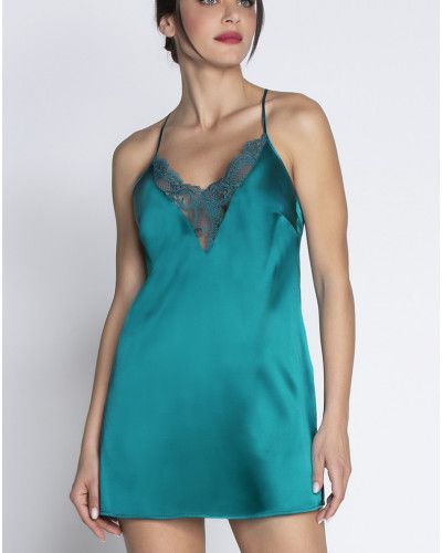 Babydoll de seda Lise Charmel Sublime en Dentelle (Vert Princesse)