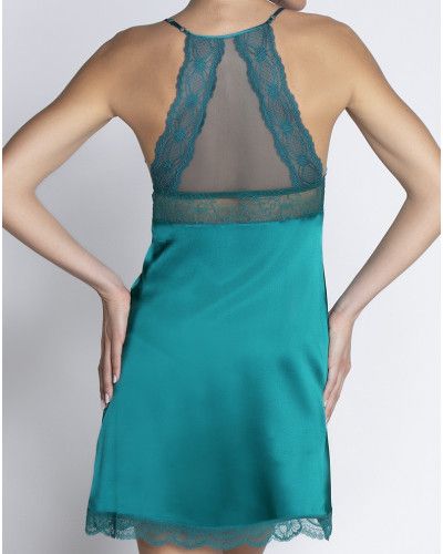 Camisón de seda Lise Charmel Sublime en Dentelle (Vert Princesse)