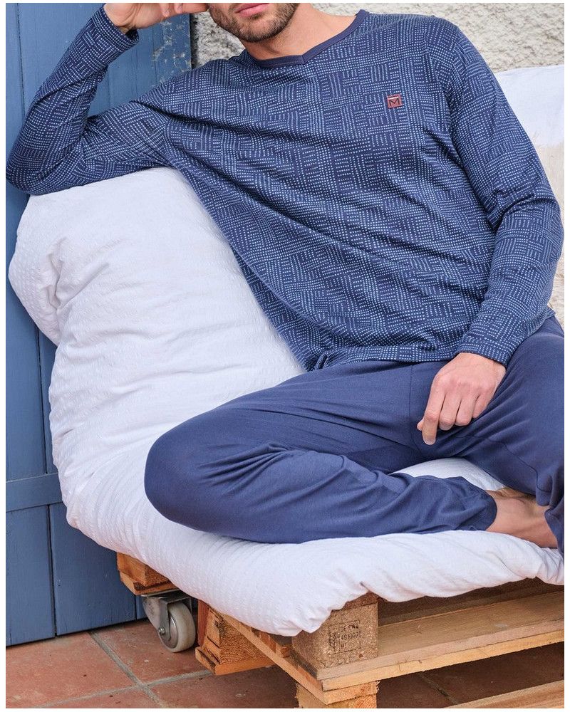 Pijama algodón modal ultrasuave Massana (Multicolor)