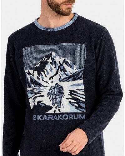 Pyjamas punto milano mountains long-sleeved Massana (Multicolour)