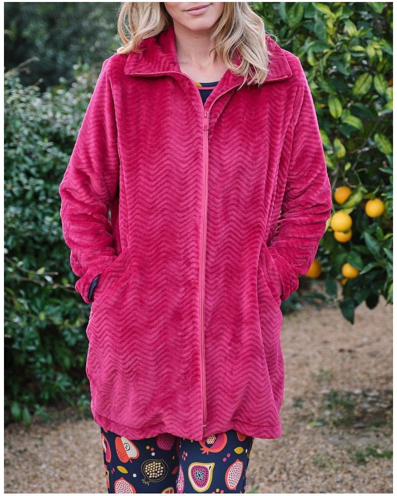 Bata con cremallera Massana (Fuchsia)