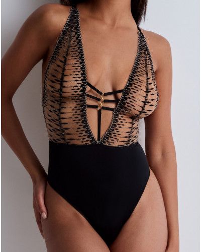 Body tanga Aubade Voodoo Kiss (Millenium Black)