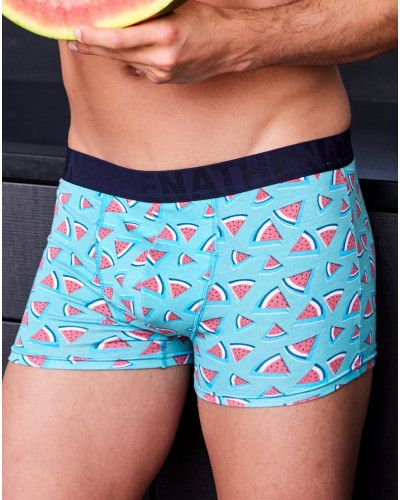 Paquete de 3 Boxers Athena coton Easy Fun (Bleu/Negro)