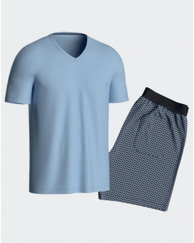 Pyjama court 100% Coton Eden Park H31 (BLK35)