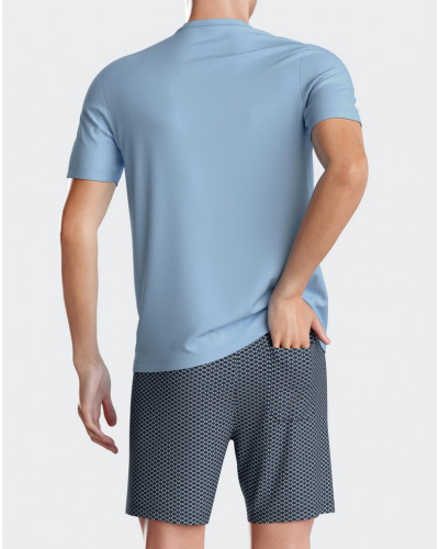 Pyjama court 100% Coton Eden Park H31 (BLK35)