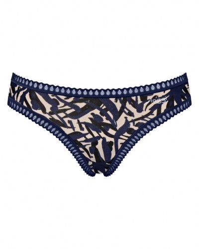 Slip mini coton Sloggi GO Crush (Lot de 3) (Noir/Marine/Imprimé)