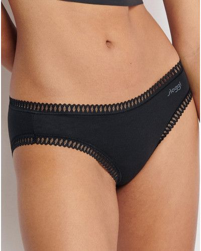 Mini calzoncillos algodón Sloggi GO Crush (Lote de 3) (Noir/Marine/Imprimé)