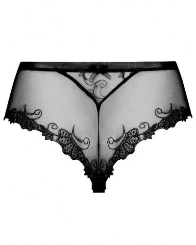 Shorty Lise Charmel Dressing Floral (Negro)