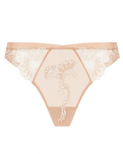 Thong Lise Charmel Dressing Floral (Ambre Nacre)