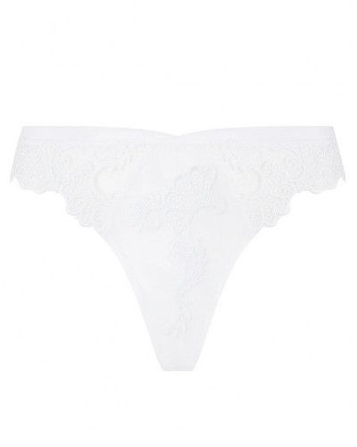 Thong Lise Charmel Dressing Floral (White)