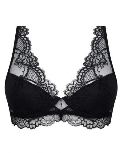 Sujetador de media espuma fantasy Lise Charmel Sublime en Dentelle (Negro)