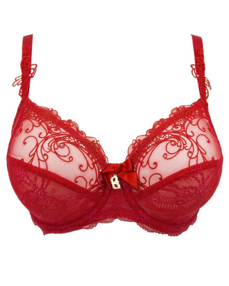 Underwired well-being bra Lise Charmel Soir de Venise (Rouge Venise)