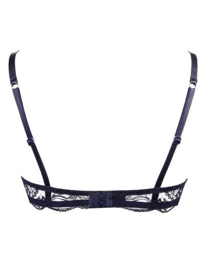 Demi bra vertical seam Lise Charmel Soir de Venise (Bleu Venise)