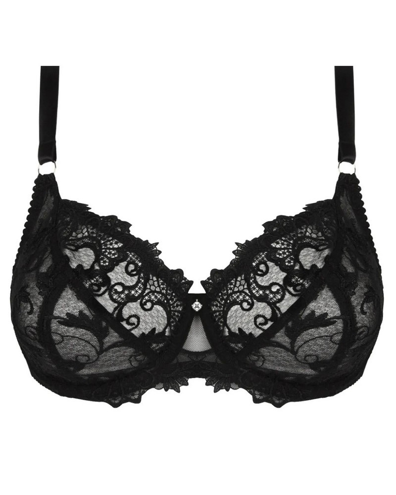 Demi fitting bra Lise Charmel Dressing Floral (Black)