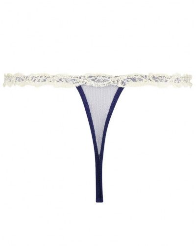 Tanga Sexy Lise Charmel Splendeur Soie (Splendeur Marine)