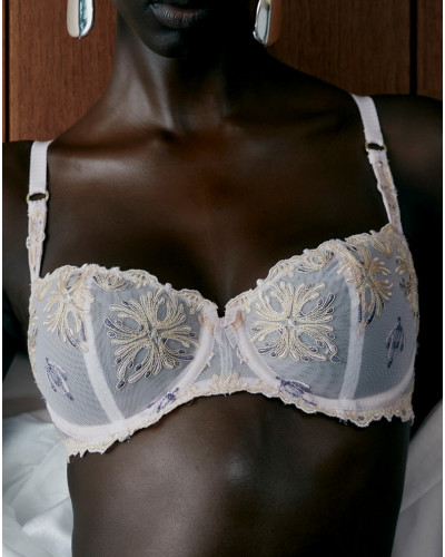 Soutien-gorge corbeille balconnet Chantelle Champs-Elysées (Nymphea Pink)